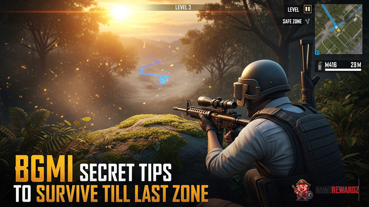 BGMI Secret Tips to Survive Till Last Zone